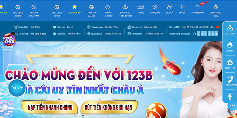 Giới thiệu về app 123B