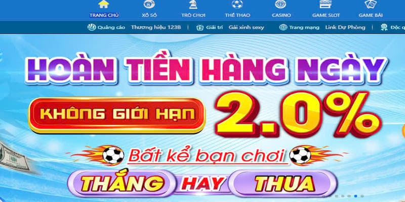 Hoàn cược thua lên tới 2%